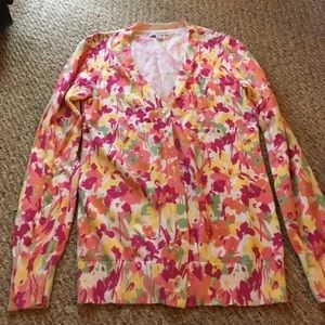 GAP Women's Floral Cardigan
